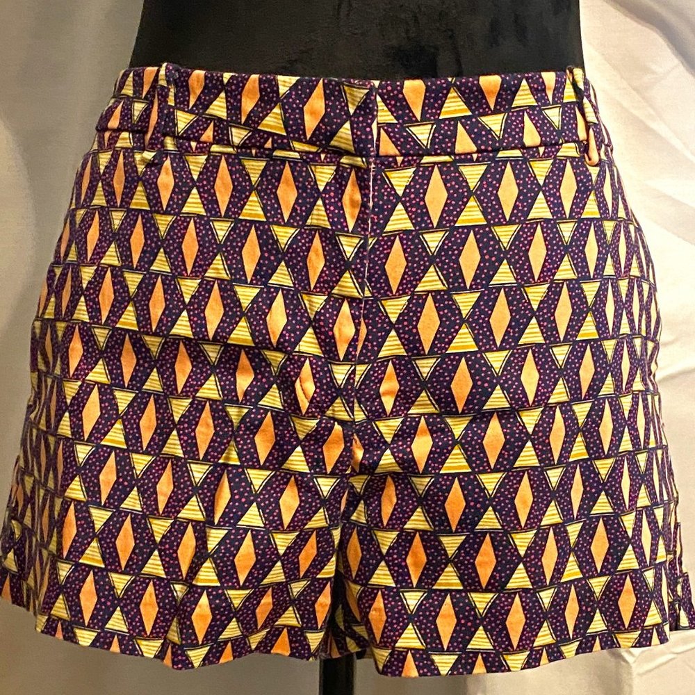 H& M shorts diamond print